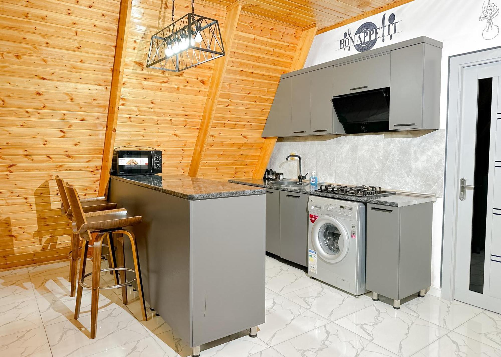 Qafqaz Family Chalet Gabala Exterior photo